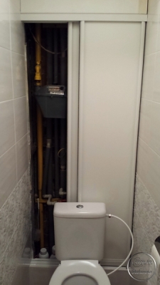 Posuvné dvere na toalete